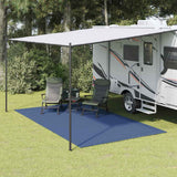 Vidaxl tenttapijt blauw 500 × 350 cm polyester