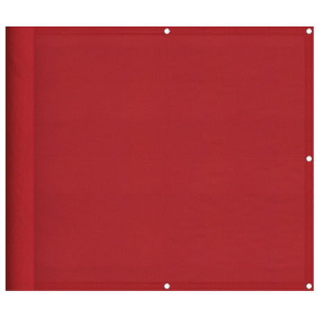 Vidaxl balkonscherm rood 90x800 cm 100% polyester oxford