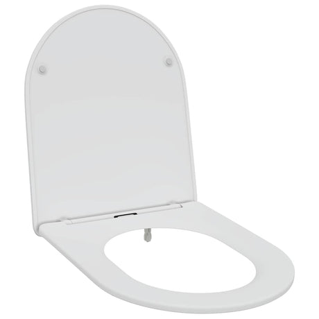 Vidaxl toiletzitting wit 47 x 36 x 3,4 cm duroplast