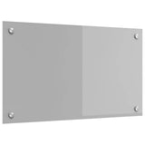 Vidaxl keuken spatscherm lichtgrijs 70 x 40 cm gehard glas