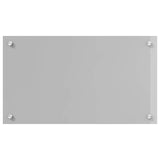 Vidaxl keuken spatscherm lichtgrijs 70 x 40 cm gehard glas