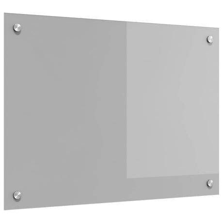 Vidaxl keuken spatscherm lichtgrijs 70 x 50 cm gehard glas