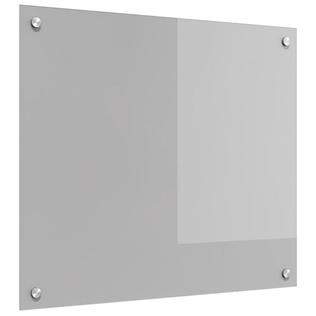 Vidaxl keuken spatscherm lichtgrijs 70 x 60 cm gehard glas
