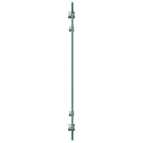 Vidaxl keuken spatscherm lichtgrijs 80 x 40 cm gehard glas