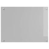 Vidaxl keuken spatscherm lichtgrijs 80 x 60 cm gehard glas