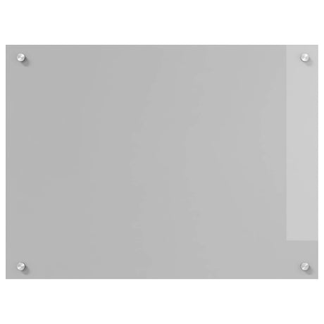 Vidaxl keuken spatscherm lichtgrijs 80 x 60 cm gehard glas