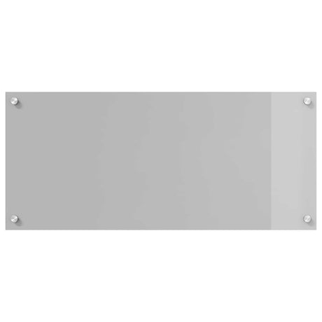 Vidaxl keuken spatscherm lichtgrijs 90 x 40 cm gehard glas