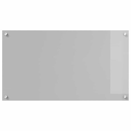 Vidaxl keuken spatscherm lichtgrijs 90 x 50 cm gehard glas