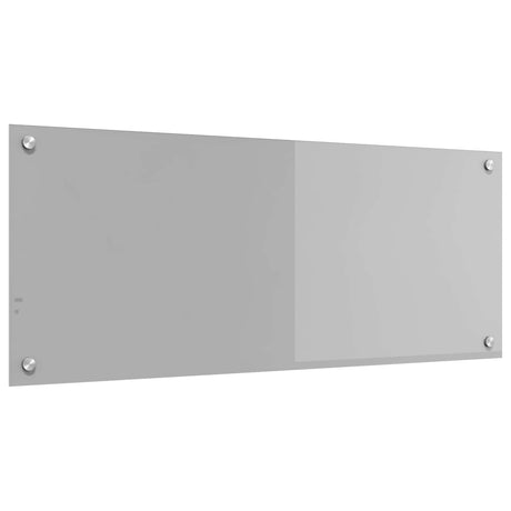 Vidaxl keuken spatscherm lichtgrijs 100 x 40 cm gehard glas