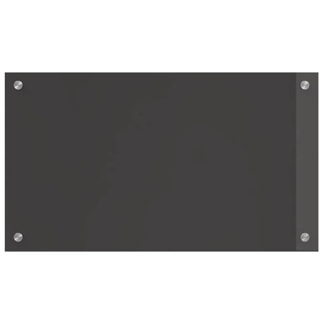Vidaxl keuken spatscherm donkergrijs 70 x 40 cm gehard glas