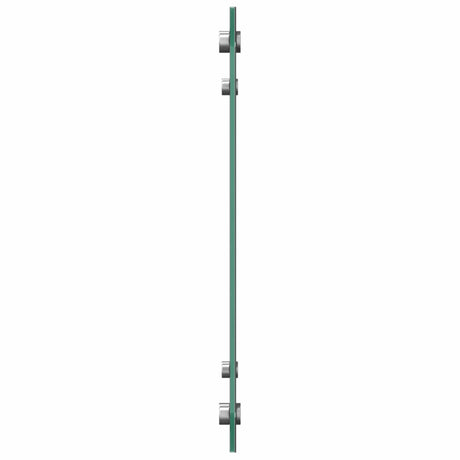 Vidaxl keuken spatscherm donkergrijs 80 x 40 cm gehard glas