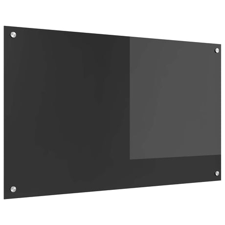 Vidaxl keuken spatscherm donkergrijs 100 x 60 cm gehard glas