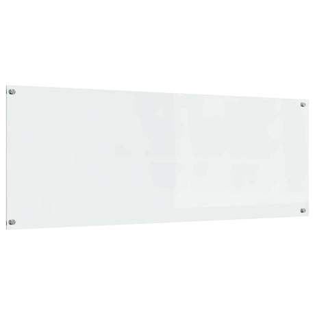 Vidaxl keuken spatscherm doorzichtig 110 x 40 cm gehard glas
