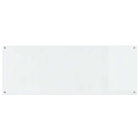 Vidaxl keuken spatscherm doorzichtig 110 x 40 cm gehard glas