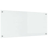 Vidaxl keuken spatscherm doorzichtig 110 x 50 cm gehard glas