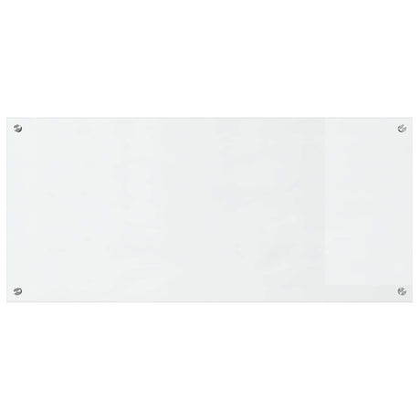 Vidaxl keuken spatscherm doorzichtig 110 x 50 cm gehard glas