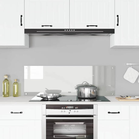 Vidaxl keuken spatscherm doorzichtig 120 x 40 cm gehard glas
