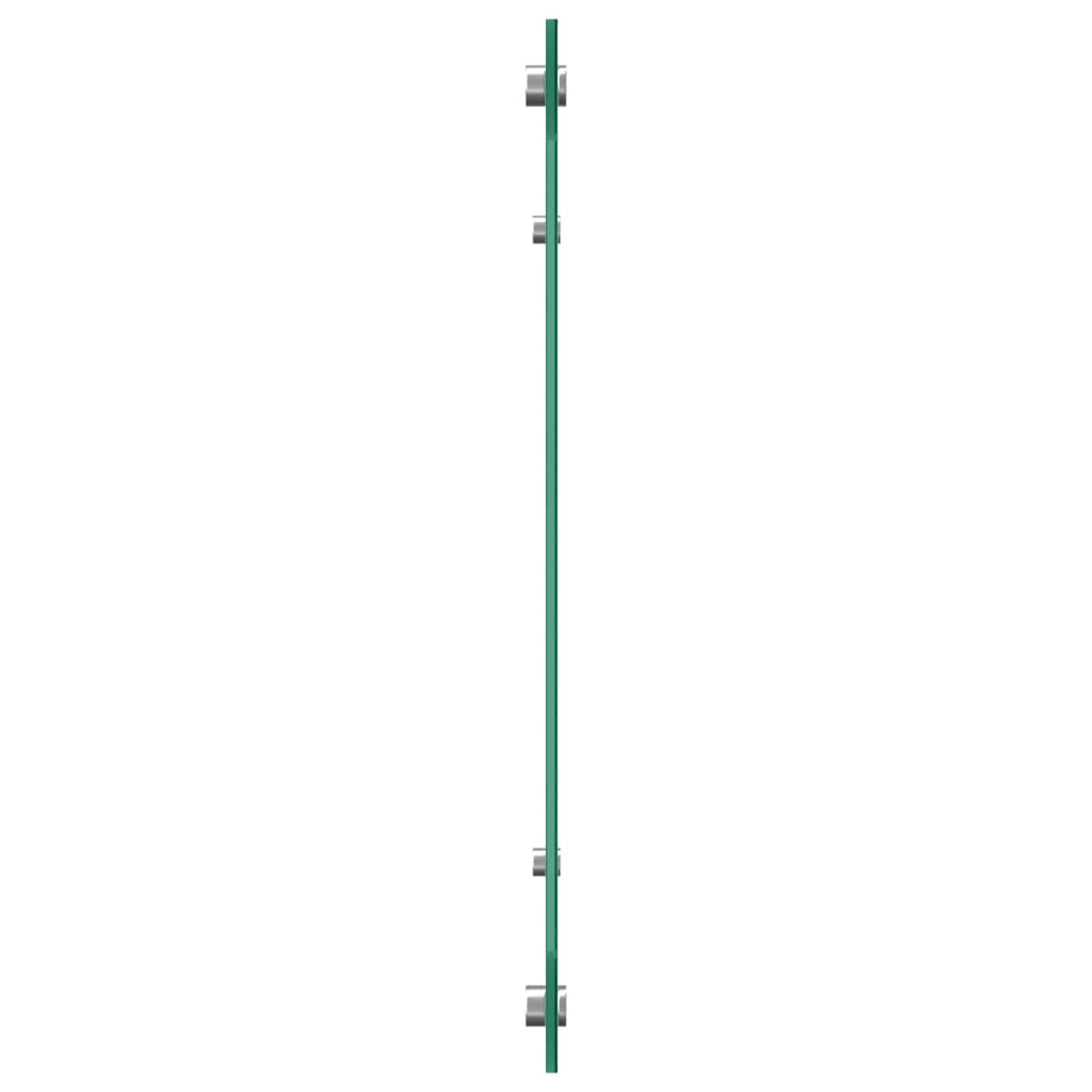 Vidaxl keuken spatscherm zwart 110 x 40 cm gehard glas