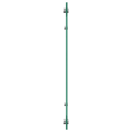 Vidaxl keuken spatscherm zwart 110 x 40 cm gehard glas