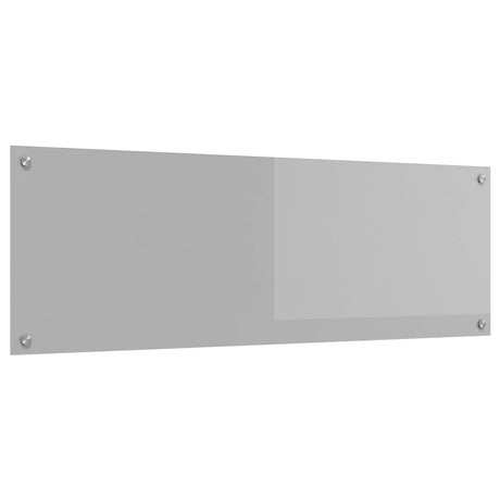 Vidaxl keuken spatscherm lichtgrijs 120 x 40 cm gehard glas