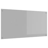 Vidaxl keuken spatscherm lichtgrijs 120 x 60 cm gehard glas