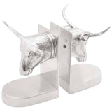 Vidaxl boekensteunen 2 pcs zilver 21,5 x 15,5 x 20 cm aluminium