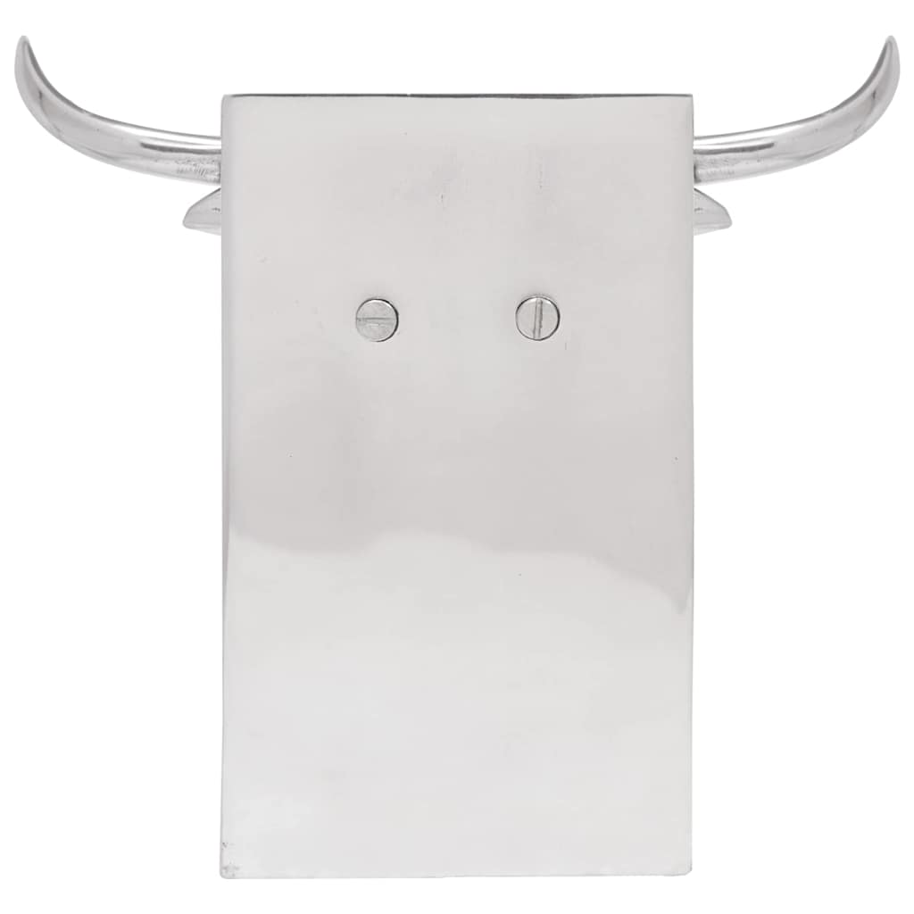 Vidaxl boekensteunen 2 pcs zilver 21,5 x 15,5 x 20 cm aluminium