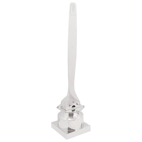 Vidaxl sculptuur zilver 26 x 26 x 110 cm aluminium