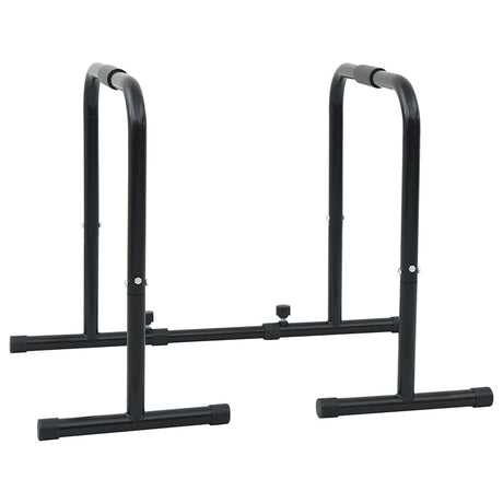 Vidaxl dip bar zwart 116 x 66 x 74,5 cm gepoedercoat staal