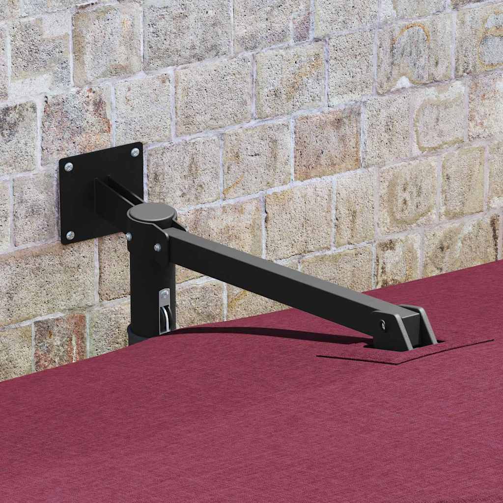 Vidaxl tuinparasol bordeaux rood 248,5 x 247,5 x 160 cm