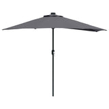 Vidaxl tuinparasol antraciet 294 x 150 x 224 cm polyester en staal