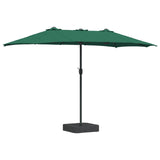 Vidaxl tuinparasol groen 385 x 209 x 244 cm polyester