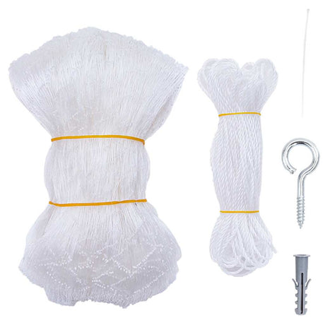 Vidaxl kattennet transparant 4x3 m nylon