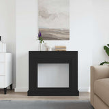 Vidaxl haardombouw 100x30x87,5 cm spaanplaat zwart eikenkleurig