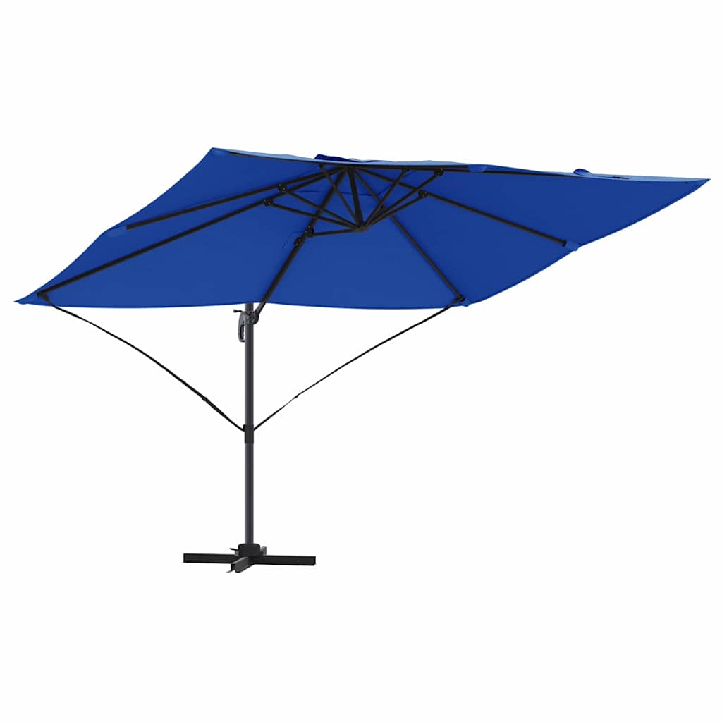 Vidaxl parasol azurblauw 351 x 250 x 260 cm polyester en aluminium