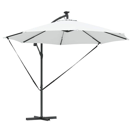 Vidaxl parasol zand 294 x 294 x 248 cm polyester en aluminium