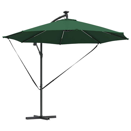 Vidaxl parasol groen 294 x 294 x 248 cm polyester en aluminium