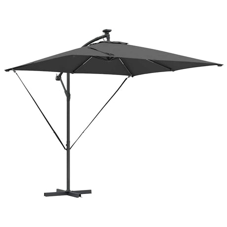 Vidaxl cantilever banana parasol antraciet 249 x 249 x 250 cm