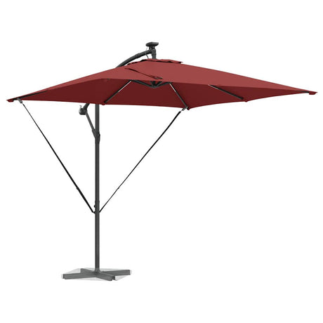 Vidaxl cantilever banana parasol terracotta 249 x 249 x 250 cm
