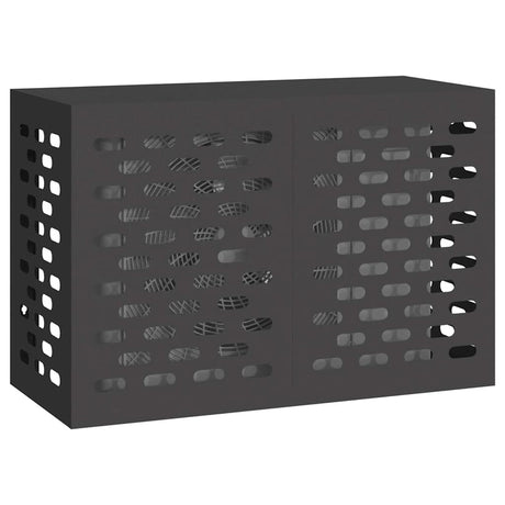 Vidaxl airconditioner hoes zwart 90 x 40 x 60 cm staal
