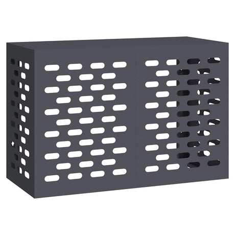 Vidaxl airconditioner hoes antraciet 90 x 40 x 60 cm staal