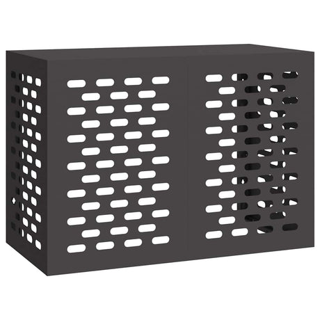 Vidaxl airconditioner hoes zwart 100 x 50 x 70 cm staal