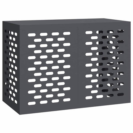 Vidaxl airconditioner hoes antraciet 100 x 50 x 70 cm staal