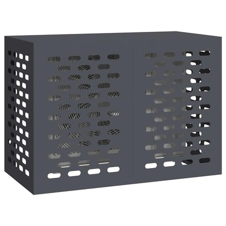 Vidaxl airconditioner hoes antraciet 100 x 50 x 70 cm staal