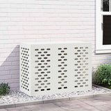 Vidaxl airconditioner hoes wit 110 x 50 x 80 cm staal