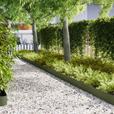 Vidaxl tuinrand 20 pcs olijf groen 100 x 0.05 x 20 cm
