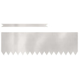Vidaxl tuinrand 20 pcs zilver 100 x 0.05 x 20 cm roestvrij staal