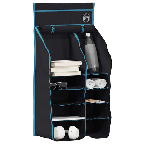 Vidaxl hangende tent organizer 10 vakken zwart 40,5 x 25 x 80 cm