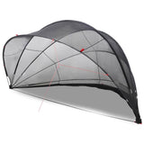 Vidaxl pooldome zwart 546 x 516 x 250 cm 185t polyester met pu-coating