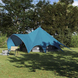 Vidaxl teepee tent met dak blauw en grijs 600 x 600 x 347 cm
